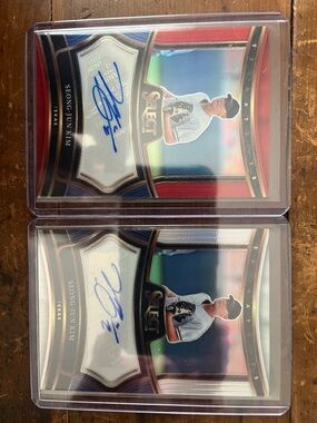 Seong-Jin Kim Autograph Baseball Card - Select Series (Red & Gold Accents)